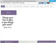 Tablet Screenshot of mywigstudio.com